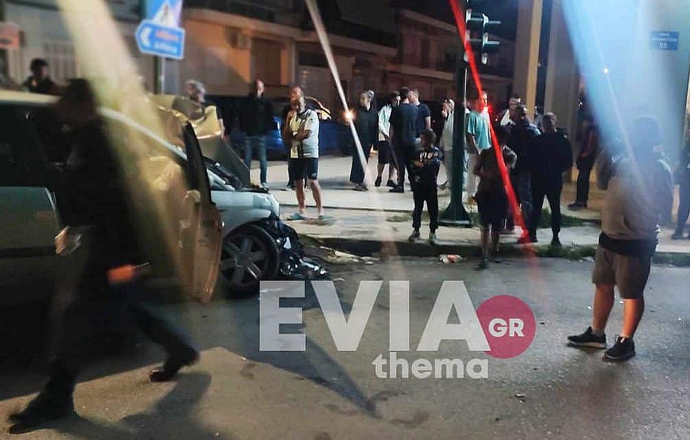 Τροχαίο με τέσσερις τραυματίες στην Χαλκίδα &#8211; Συγγενείς του ενός επιτέθηκαν στον άλλο οδηγό του αυτοκινήτου